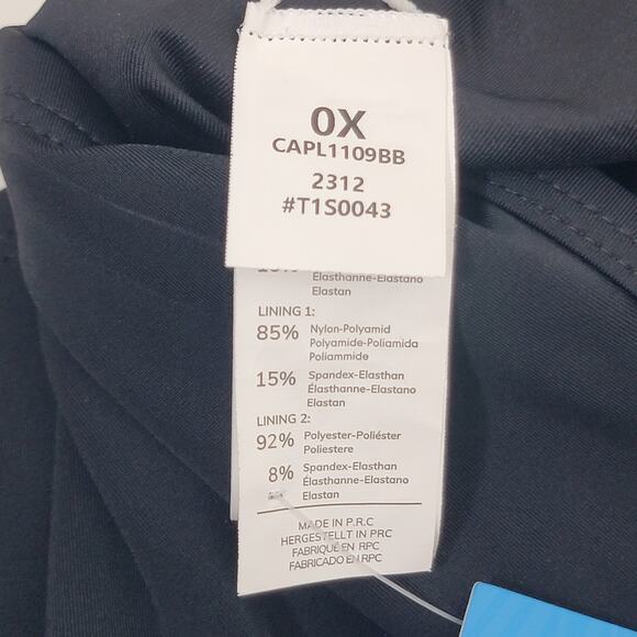 Cupshe Swimsuit V Neck Black 0X Mesh Sheer Panel Minimalist Plus One Piece - Picture 8 of 11